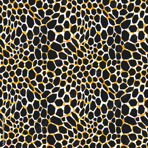 Abstract animal print  seamless pattern