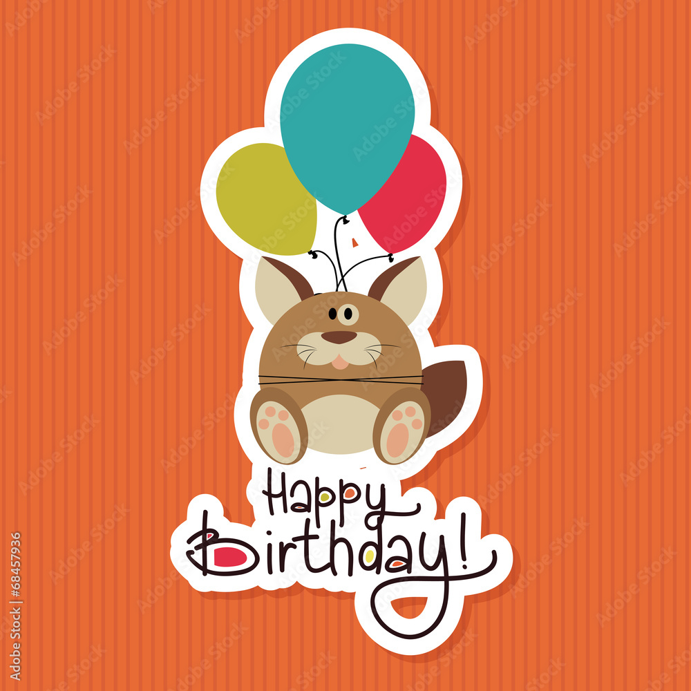 Fototapeta premium Happy Birthday
