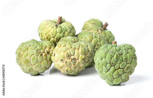 Custard apple isolate on white background