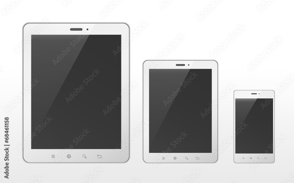 different sizes of tablet and smart phone different sizes of tablet and smart phone