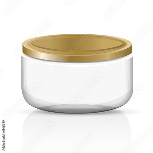 empty glass jar