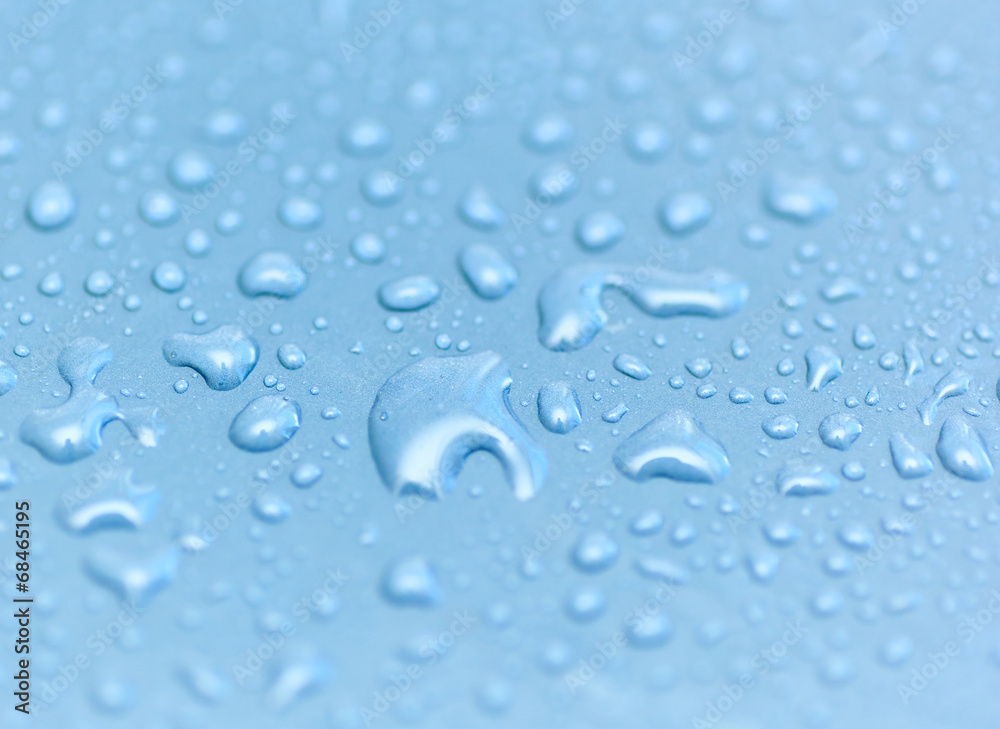 water drops on glass, blurred, background and texture