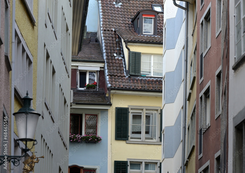 Naklejka premium zurich...vieille ville