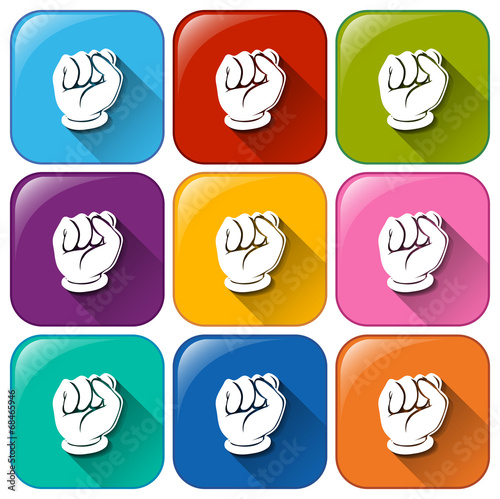 Hand icons
