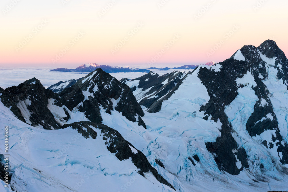 Fototapeta premium Snowy mountains