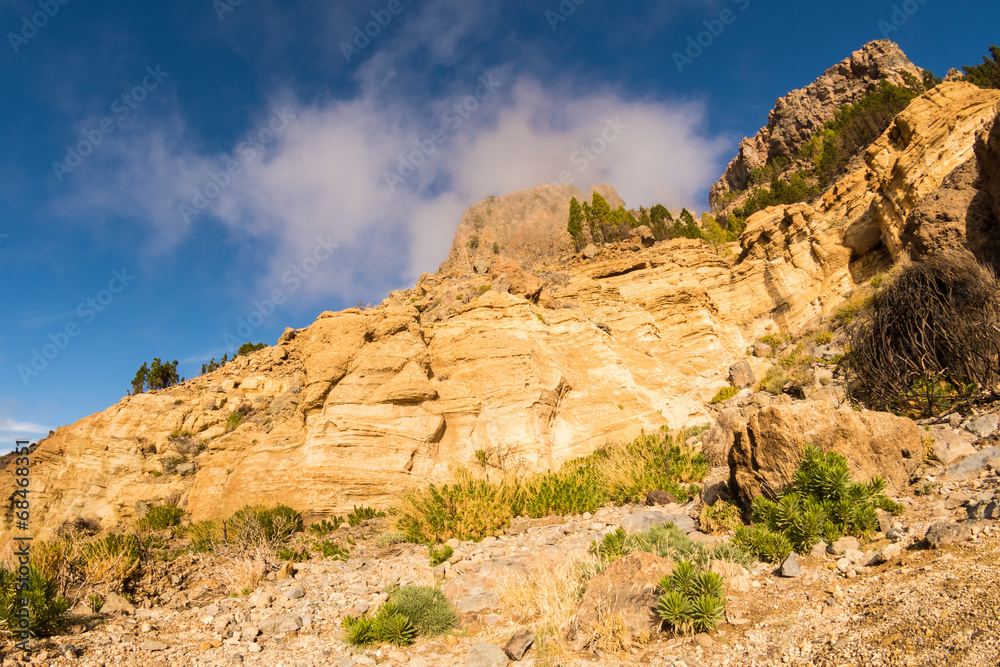Fototapeta premium Felsen im Gebirge Teneriffas