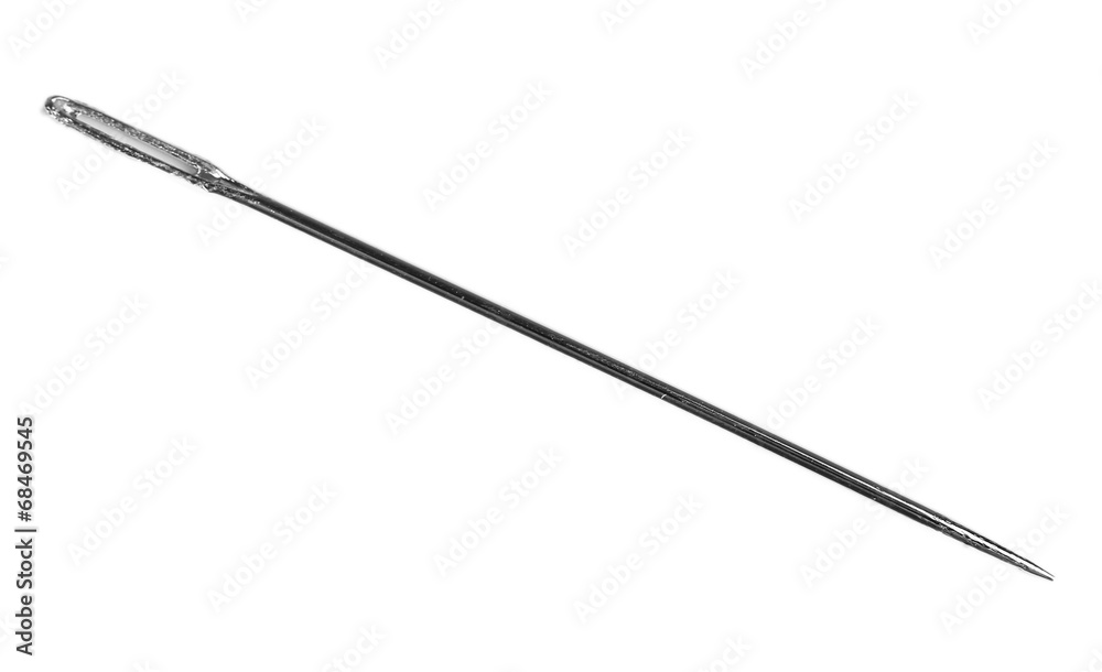 Needle isolated on white Needle isolated on white