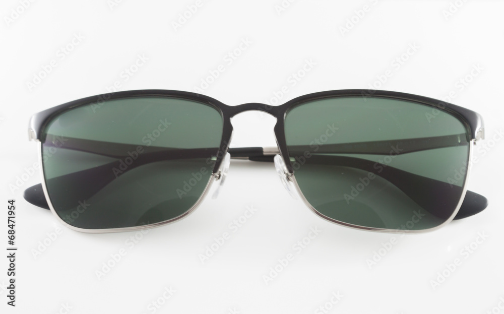 Famous style sunglasses isolated on white background Famous style sunglasses isolated on white background