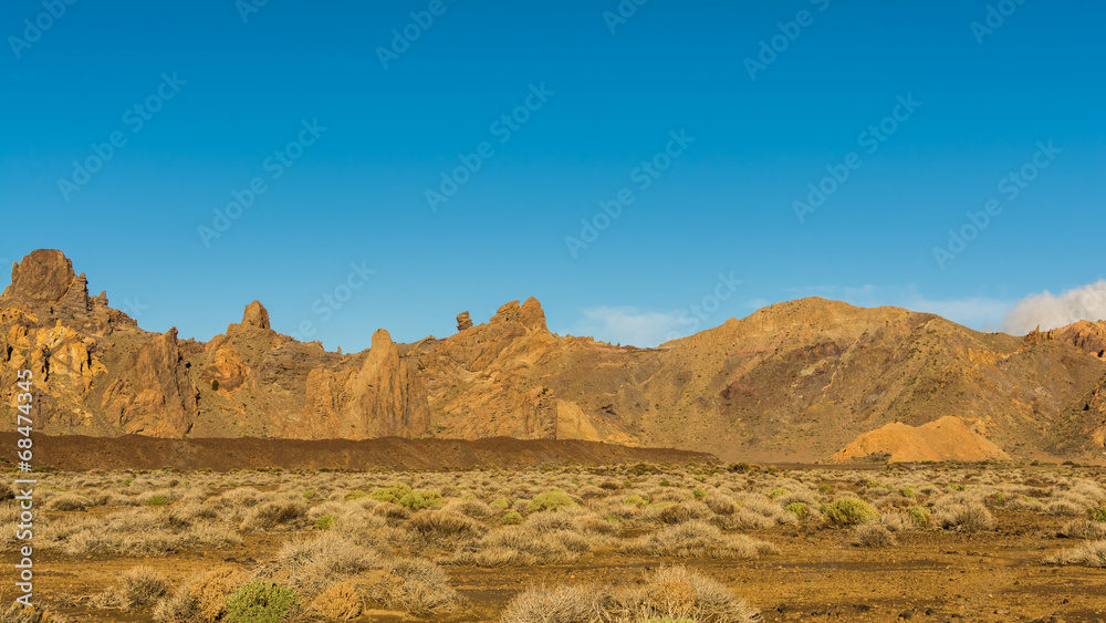 Ucanca-Ebene um Vulkan Teide auf Teneriffa Ucanca-Ebene um Vulkan Teide auf Teneriffa