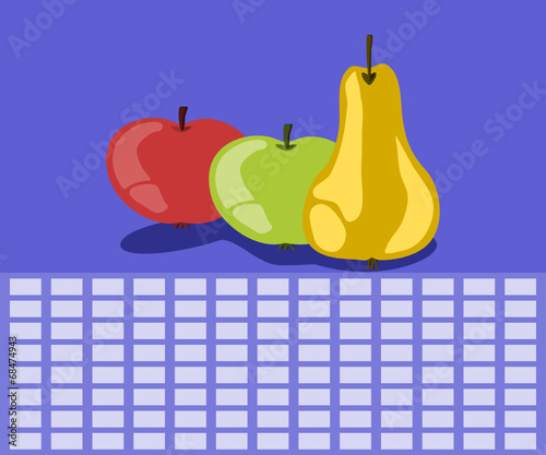 Fruit timetable