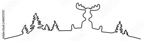 Silhouette Weihnachten 