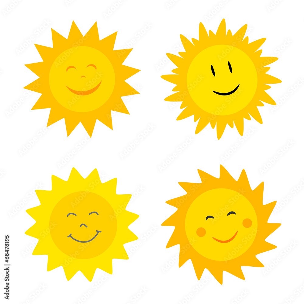 Suns with smile