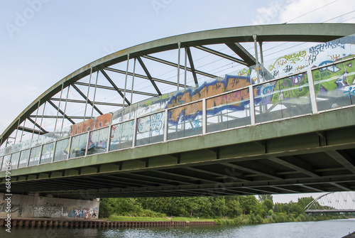 Graffiti on bridge