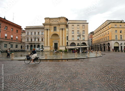 Bilde på lerret parme en italie, place garibaldi