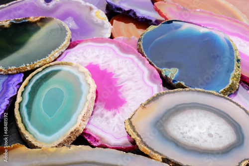 Obraz na płótnie Geode slices