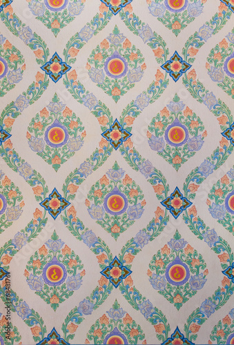 Thai pattern wallpaper