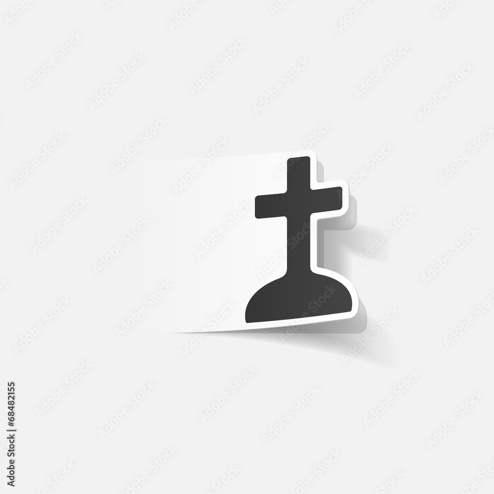 realistic design element: tombstone realistic design element: tombstone