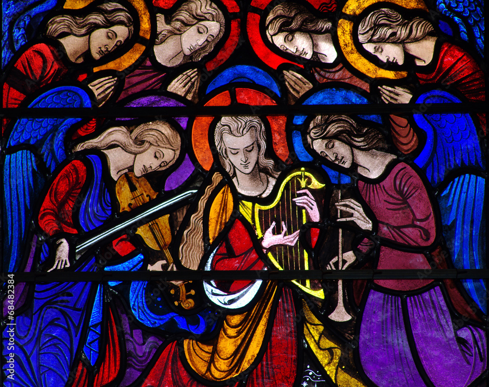 Angels making music Angels making music