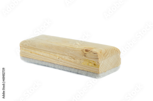 close up eraser board