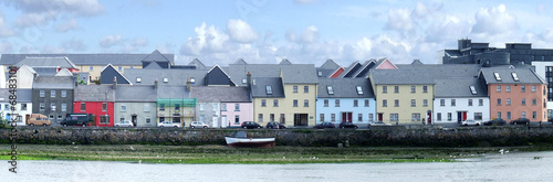 Canvas Print Galway houses in ireland