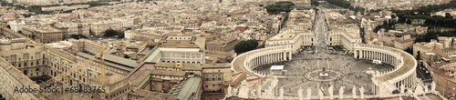 Beautiful panorama of Vatican, Italy