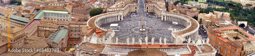 Beautiful panorama of Vatican, Italy