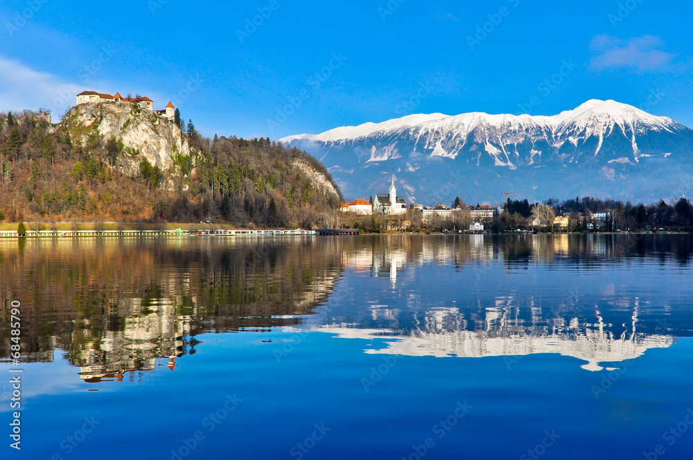 Beautiful Landscape around Lake Bled in Slovenia