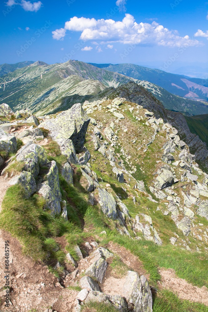 Fototapeta premium View from hill Dumbier, Slovakia