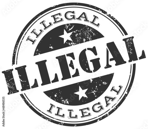 illegal stamp
