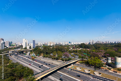 São Paulo Skyline - Ibirapuera Park