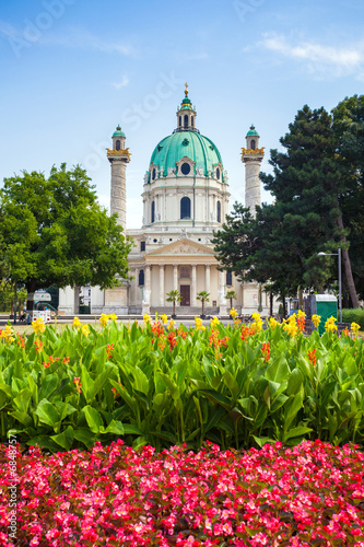 Photography St. Charles's Church in Vienna