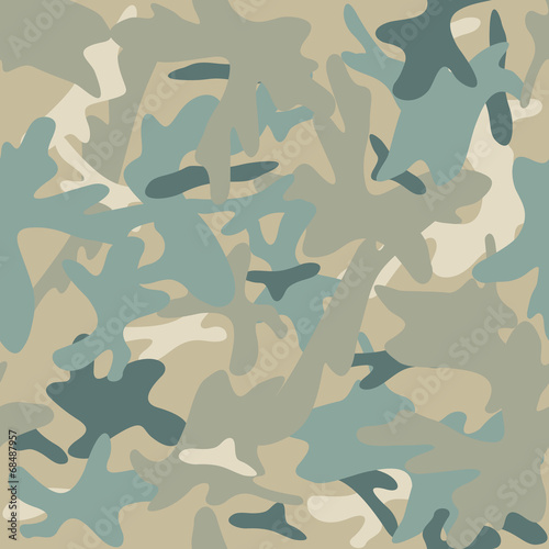 Camouflage military background. Seamless pattern.