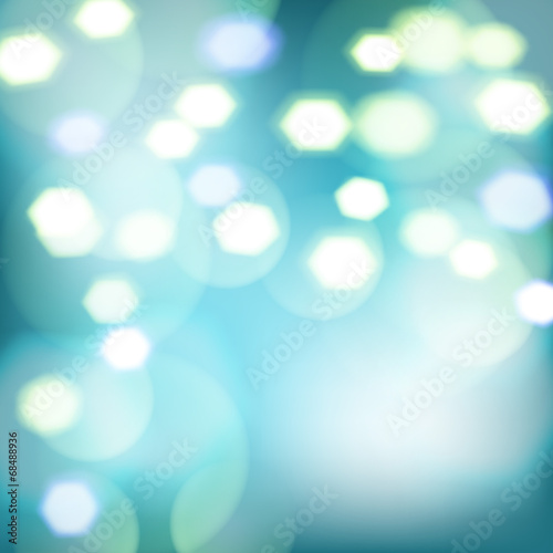 Abstract vector background with bokeh lights