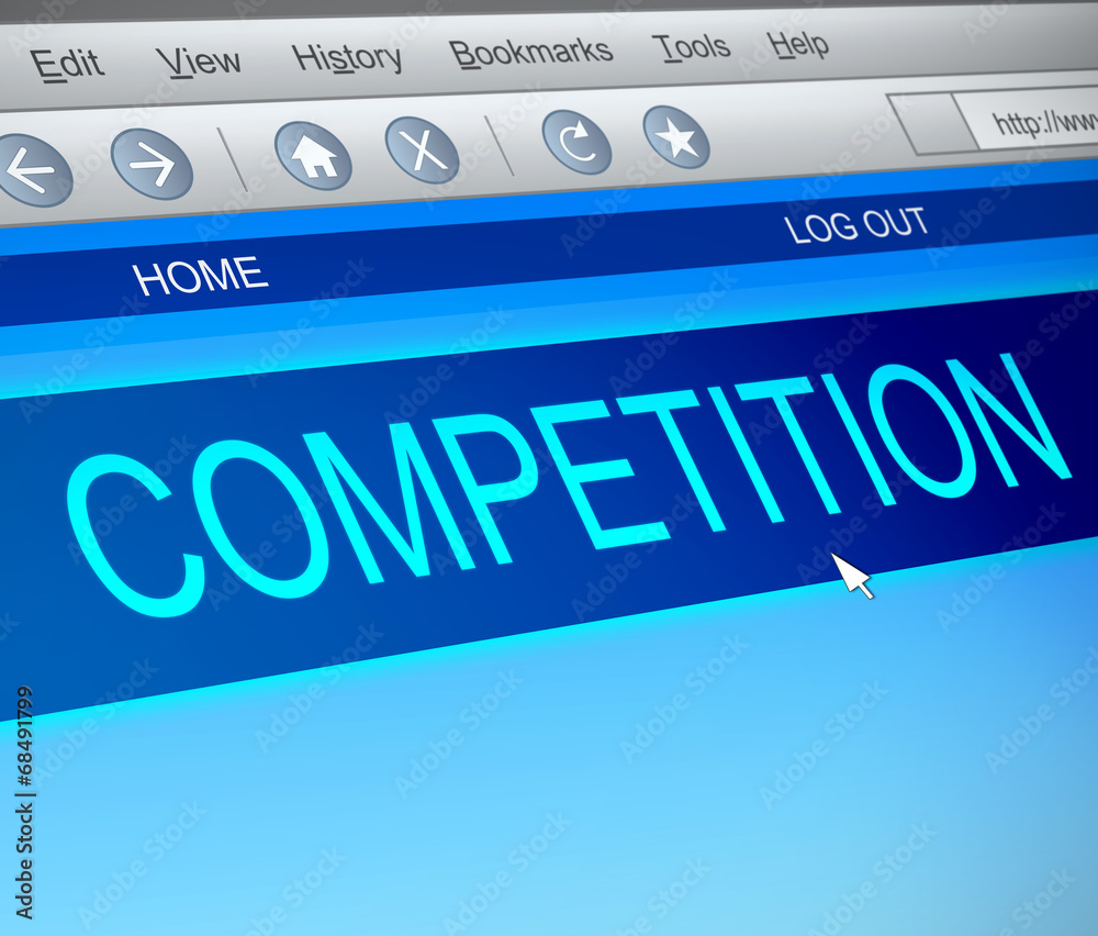 Competition concept. Competition concept.