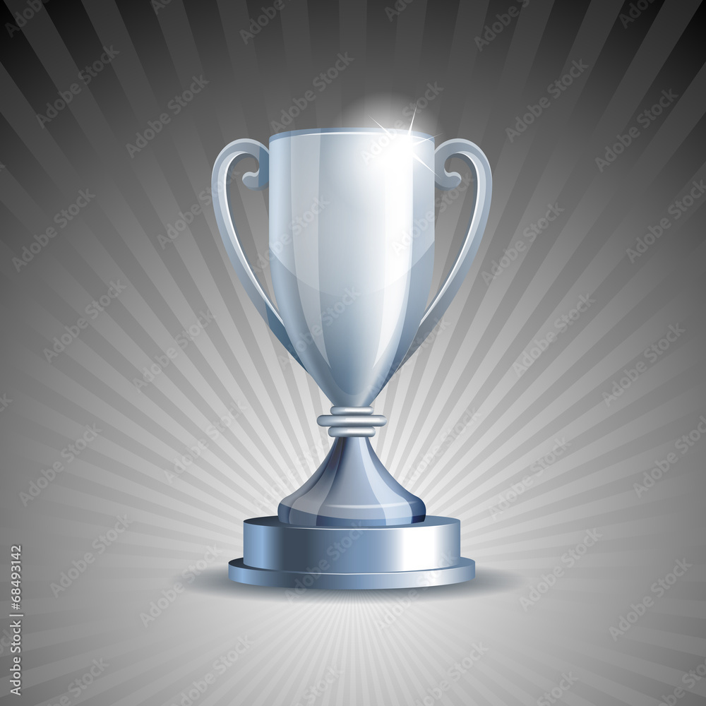 Silver trophy cup Silver trophy cup