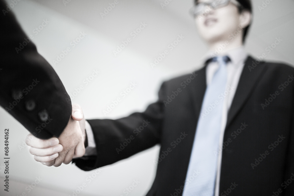 businessmen shaking hands