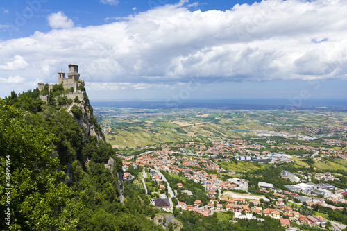 Rocca della Guaita, the most ancient fortress of San Marino, Ita