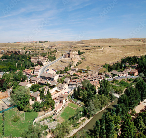 Wallpaper Mural View from Alcazar of Segovia, Church de la Vera Cruz Torontodigital.ca