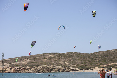 Kitesurfing Performance in Prasonisi, Rhodes