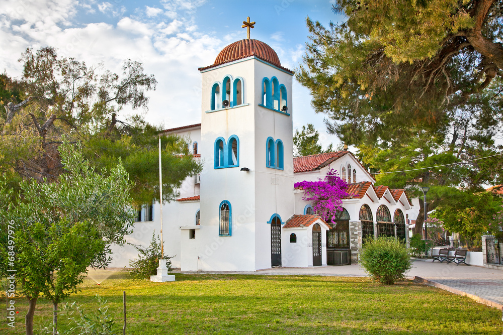 Hanioti orthodox church  on Kasandra, Greece.