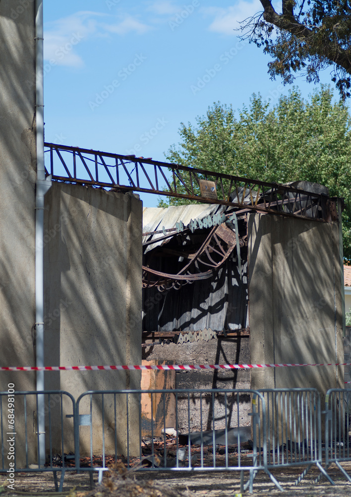 Fototapeta premium Incendie