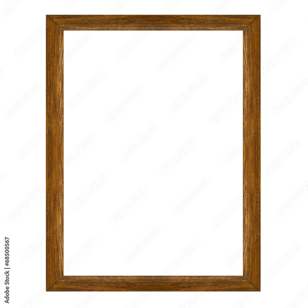 Wood frame isolated on white background Wood frame isolated on white background