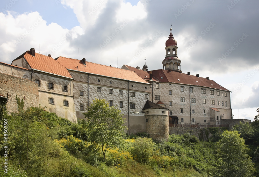 Castle Nachod. Czech republic