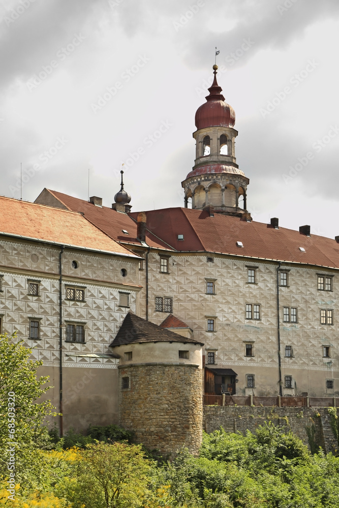 Castle Nachod. Czech republic