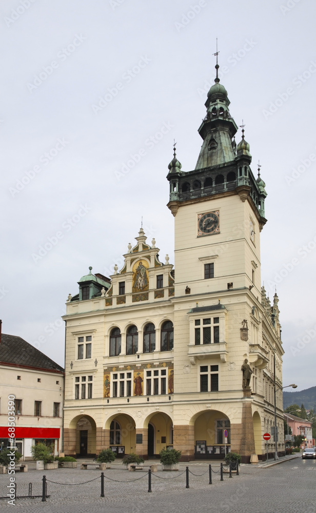 Town hall in Nachod. Czech republic