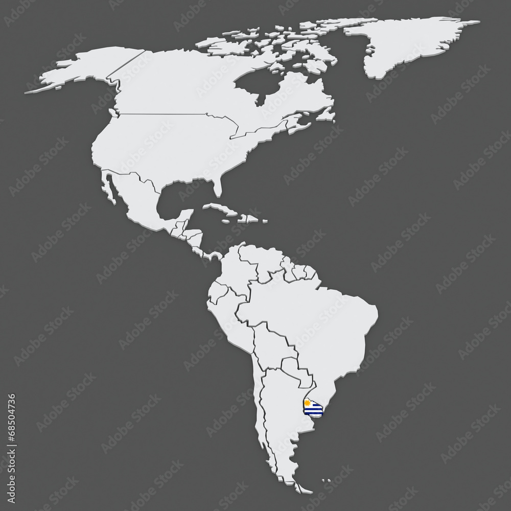 Map of worlds. Uruguay. Map of worlds. Uruguay.