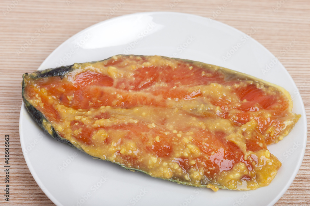 銀鮭の西京漬け