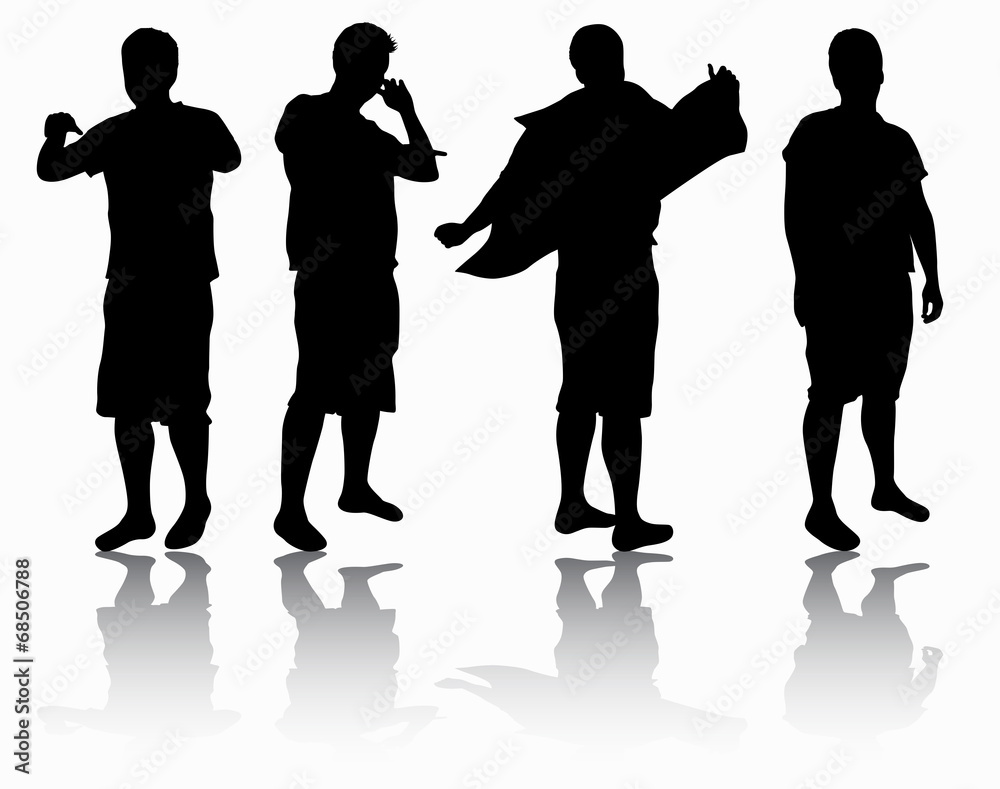 Men silhouettes