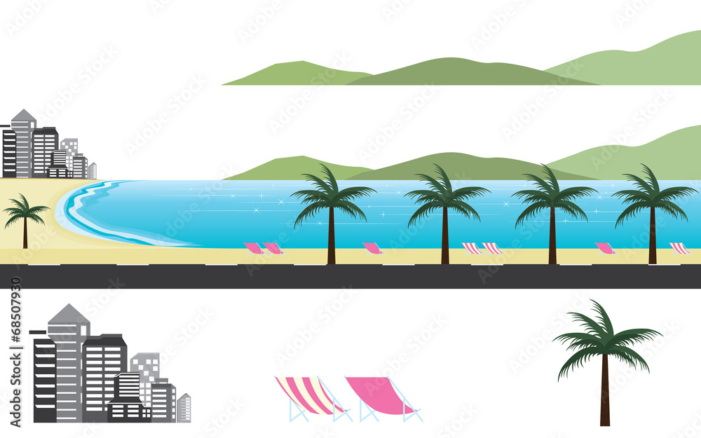 Fototapeta premium Paradise Beach around the world