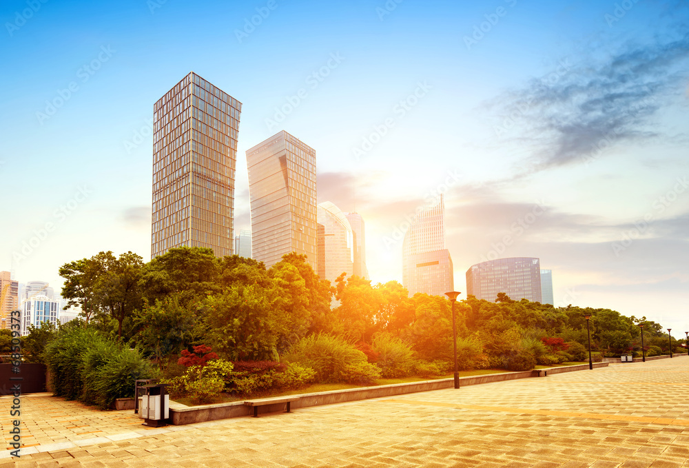 Obraz premium Skyscrapers in Shanghai, China